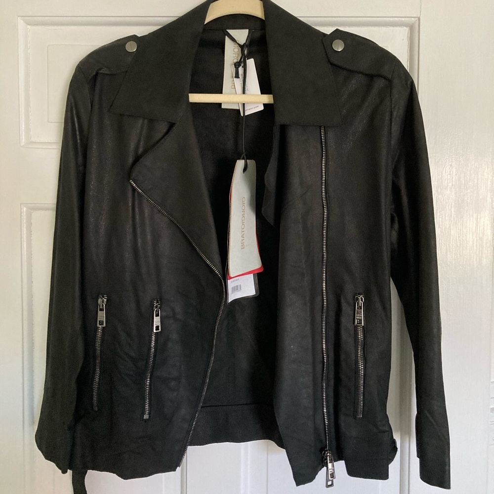 Giorgio Brato paper leather jacket